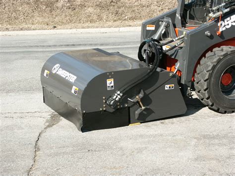 skid-steer sweeper|skid steer street sweeper attachment.